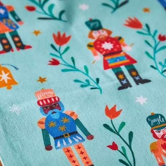 Anthropologie Nutcracker Holiday Table Runner NWT - Picture 3 of 4